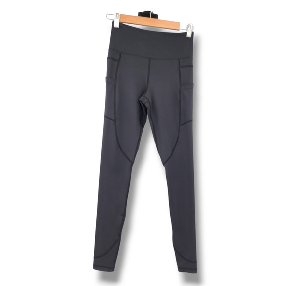 ZYIA Pants - Zyia Active Women's Side Pocket High Rise Workout Leggings Black Size 4